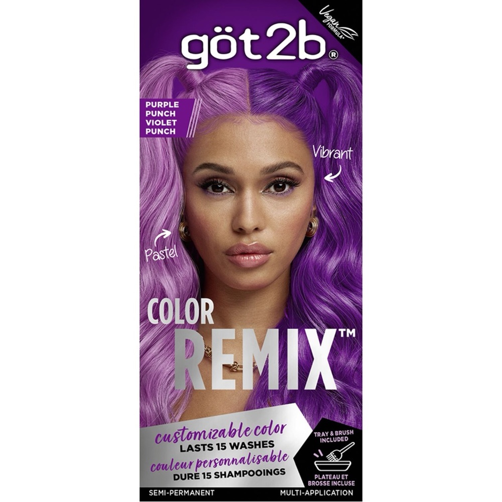 got2b Color Remix Semi-Permanent Hair Dye - Purple Punch